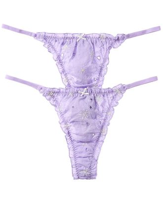 Florence By Mills 2Pk Eyelet Thong