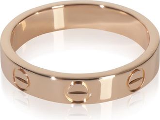 Cartier Pre-Owned Cartier Rose Gold Small Model Love Ring