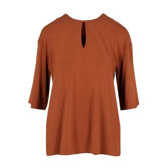 Max Mara Dames, Blouses & Shirts, Bruin, Maat: L