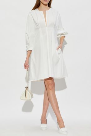 Toteme V-neck Dress, Womens, White