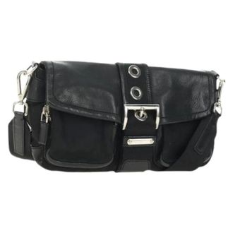Prada Pre-owned Shoulder Bags, female, Black, Size: ONE SIZE Pre-owned Vintage Shoulder Bag