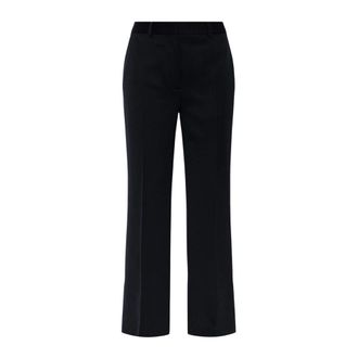 Acne Studios Pantalones de Lana a Rayas Sastre - Trousers - Mujer - Azul - M