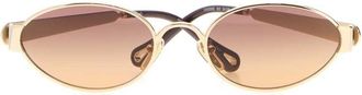 Chlo&eacute; Womens Glasses Gold Metal