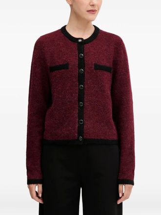 Gestuz GZalpha button pocket cardigan - Red