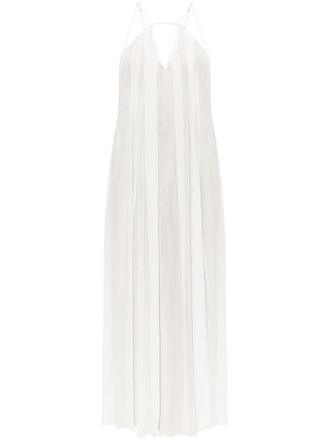 Cult Gaia Maxi-jurk met open rug - Wit