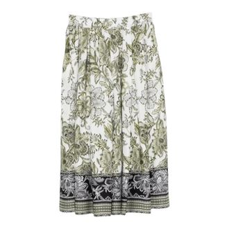 Fay Midi Skirts, female, Multicolor, Size: 2XL Gonna Lunga Con Elastico In Vita