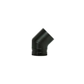 TEN Codo 45&deg; Esmalte Negro Mate, D.153