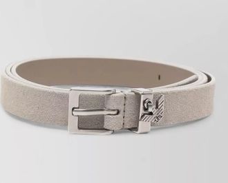 Emporio Armani suede leather belt