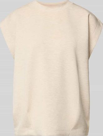 Mos Mosh Sweatshirt aus Viskose-Mix mit Kapp&auml;rmeln Modell Namara in Beige, Gr&ouml;&szlig;e XL