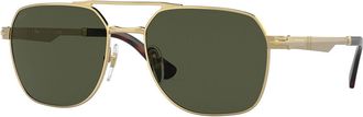 Persol PO1004S Asian Fit 515/31 Mens Sunglasses Gold Size 55