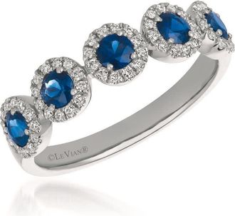 Le Vian Ladies Blueberry Sapphire Rings set in 14K Vanilla Gold TRCG 78