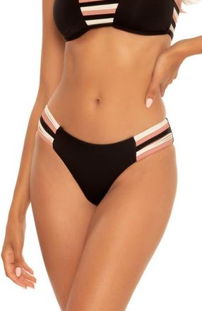 Isabella Rose Taylor Lucca Maui Bikini Bottoms in Black at Nordstrom, Size Medium