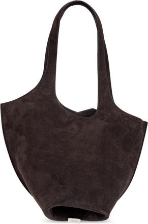 The Attico La Scoop Medium Shopper Tas - Dames - Shoppers - Bruin - ONE Size - Su&egrave;de - Tassen