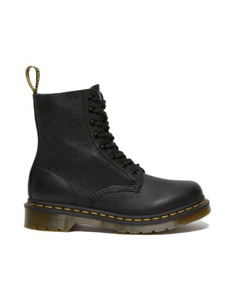 Dr. Martens Pascal Black Pebbled Leather Boots