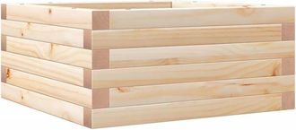 vidaXL Jardinera De Madera Maciza De Pino 50x50x23 Cm Vidaxl