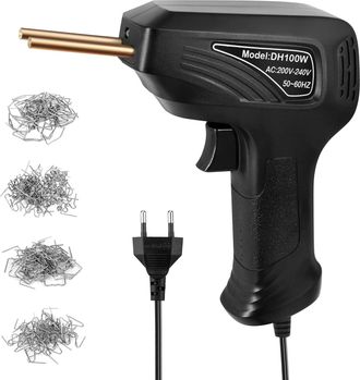 OEM M&aacute;quina De Soldadura De Pl&aacute;stico De 100 W Y 220 V, Con 200 Grapadoras T&eacute;rmicas, Kit De Reparaci&oacute;n De Soldadura De Pl&aacute;stico Para Reparaci&oacute;n De Parachoq