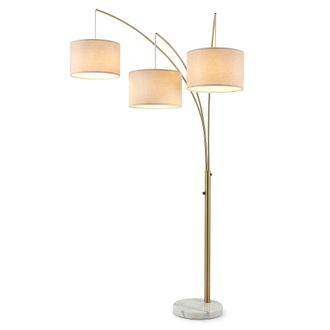 Brightech Trilage Marble Base - Brass