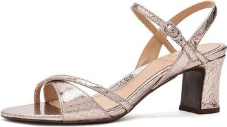 Naturalizer Trey Womens Dress Sandals Pewter Leather : 6.5 M (B)