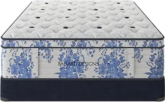 Ballard Designs Designs Luxe Euro Pillowtop Mattress Set with Foundation - California King, Plush, 5.5 Height - Ballard Designs