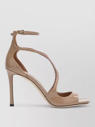 Jimmy Choo London azia sandals open toe stiletto patent