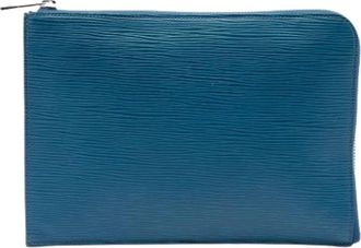 Louis Vuitton Pre-owned Clutches, female, Blue, Size: ONE SIZE Pre-owned Pochette Jour