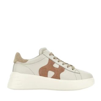 Hogan Rebel H562 Sneaker - Dames - Sneakers - Beige - 36 EU - Leer - Schoenen