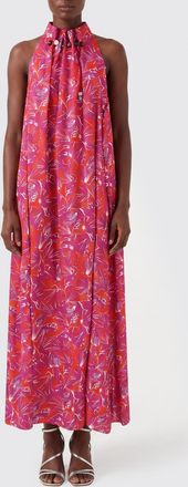 Max Mara Abito midi in seta con stampa