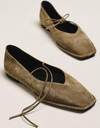 Alohas Sway Suede Ballet Flats