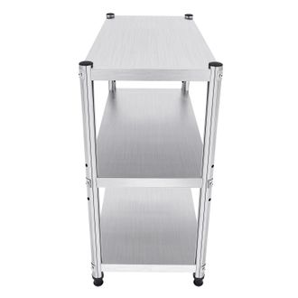 OEM Soporte Para Equipos, Robusto, Con Altura Regulable, Color Plata