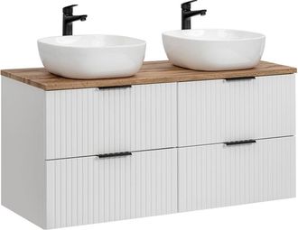Petits Meubles Mueble lavabo estratificado Blanco
