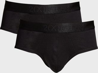 2(x)ist Mens 3-Pack Pima Cotton Contour Pouch Briefs