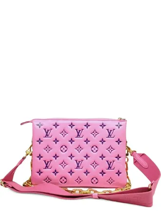 Louis Vuitton PM Monogram-pattern leather shoulder bag - Pink