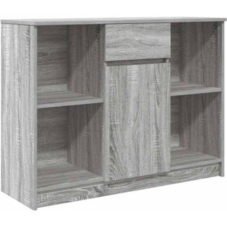 vidaXL Vidaxl - Aparador con cajón Sonoma gris 101x35x76 cm madera ingeniería