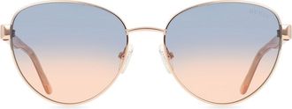 Guess GU00101 28W Womens Sunglasses Gold Size 55