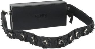 Fendi Pre-owned Cross Body Bags, female, Black, Size: ONE SIZE Pre-owned Cross Body Bag