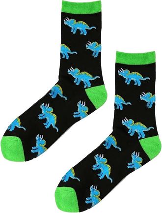 Generic Unisex Triceratops Prehistoric Dinosaur Novelty Socks One Size UK 6-11 EU 40-46