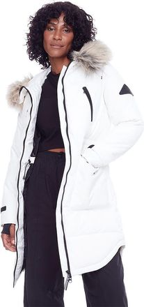 Alpine North UKON - Vegan Down Drawstring Winter Parka in Cream at Nordstrom, Size X-Small