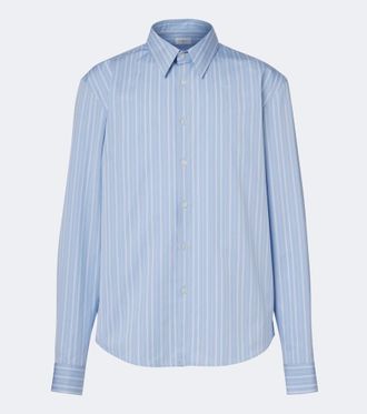 Saint Laurent Striped cotton poplin shirt