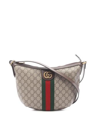 Gucci 2016-2025 GG Supreme Ophidia hobo bag - women - Fabric - One Size - Brown