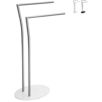 OEM Inda - Pedestal De Ba&ntilde;o De Cromo Pulido Y Base De Cristal Satinado