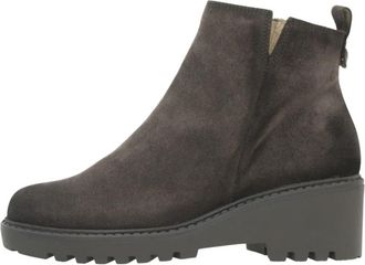 Porronet Enkellaarsjes - Dames - Laarzen met Hak - Bruin - 40 EU - Schoenen