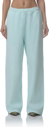 AFRM Finely Cotton Straight Leg Sweatpants in Icy Morn at Nordstrom, Size Xx-Large