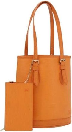 Louis Vuitton Pre-owned Vintage Epi Bucket Bag - Pre-owned - Mujer - Naranja - ONE SIZE
