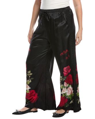 Johnny Was Frankie Easy Silk-Blend Pant