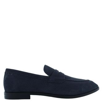Bally Wedian Nubuk Penny Loafers, Brand Size 6 ( US Size 7 )