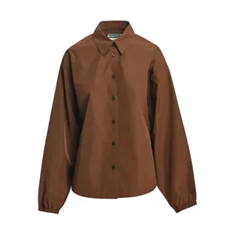 Essentiel Kooper2 Oversized Shirt - female - Essentiel Antwerp - Shirts - Brown - S - Blouses & Shirts