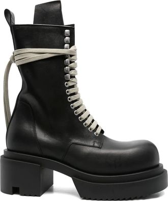 Rick Owens 60 mm Bogun laarzen - Zwart