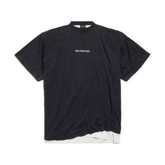 Balenciaga Heren, Tops, Zwart, Maat: L