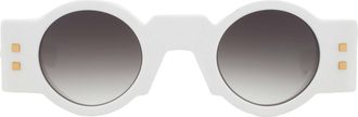 Balmain OLIVIER Grey Gradient Round Unisex Sunglasses BPS-159 C 42