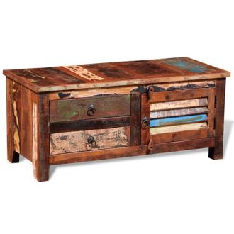 Berkfield Home Reclaimed TV Hi-Fi Cabinet Side Cabinet Solid Wood in Brown
